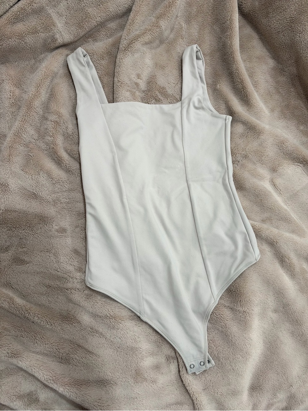 Abercrombie Off White One-Piece Bodysuit